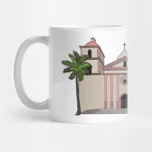 The Santa Barbara Mission Mug